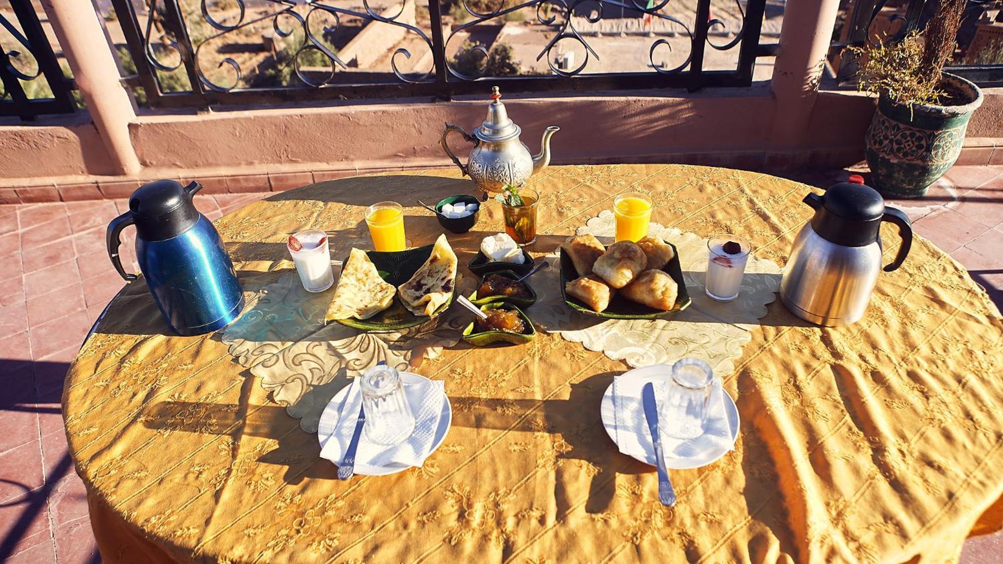 Hotel Chez Brahim Vue Panoramique Ait Benhaddou Exterior foto